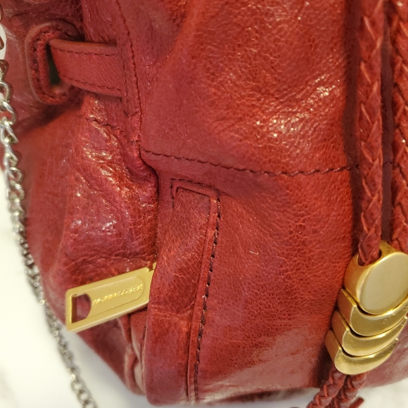 Red Leather Hobo By Rebecca MINKOFF - Picture 3 of 8
